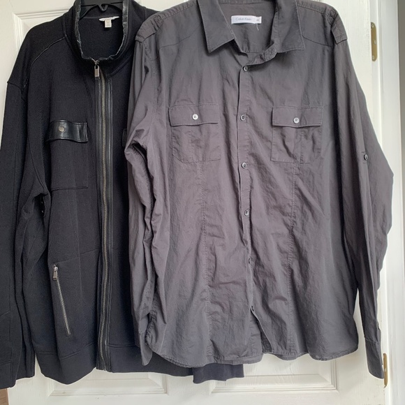 Men's Calvin Klein Jacket And Shirt Size XXL - Picture 5 of 11